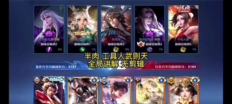 武则天高分局出装攻略（王者荣耀武则天高分局出装搭配和技巧详解）